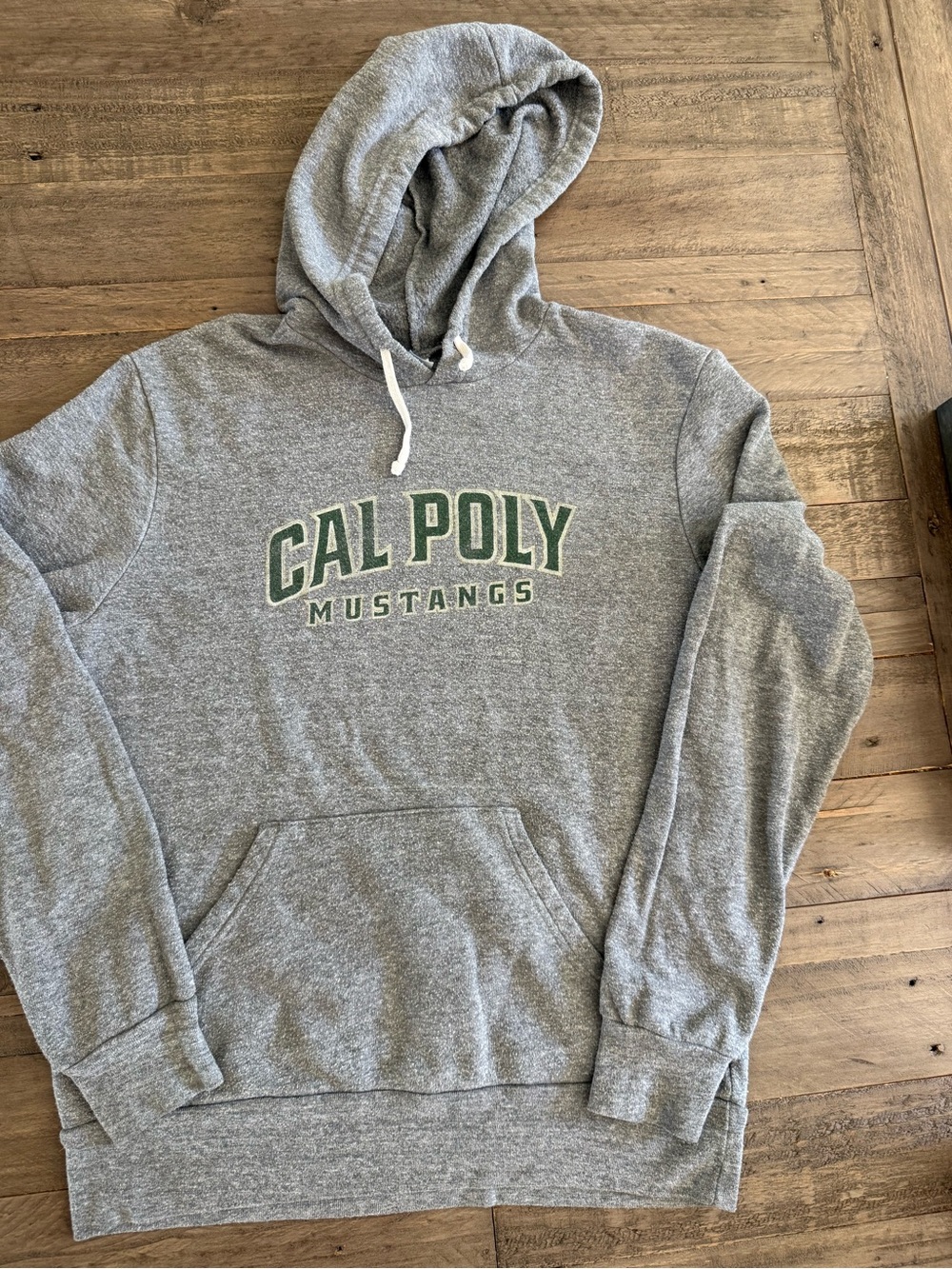Cal Poly Mustangs Gray Hooded Sweatshirt
